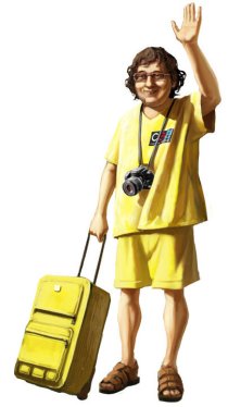 L'auteur, croqué par David Cochard